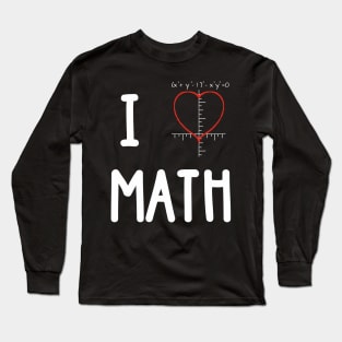 I Cardioid Math Long Sleeve T-Shirt